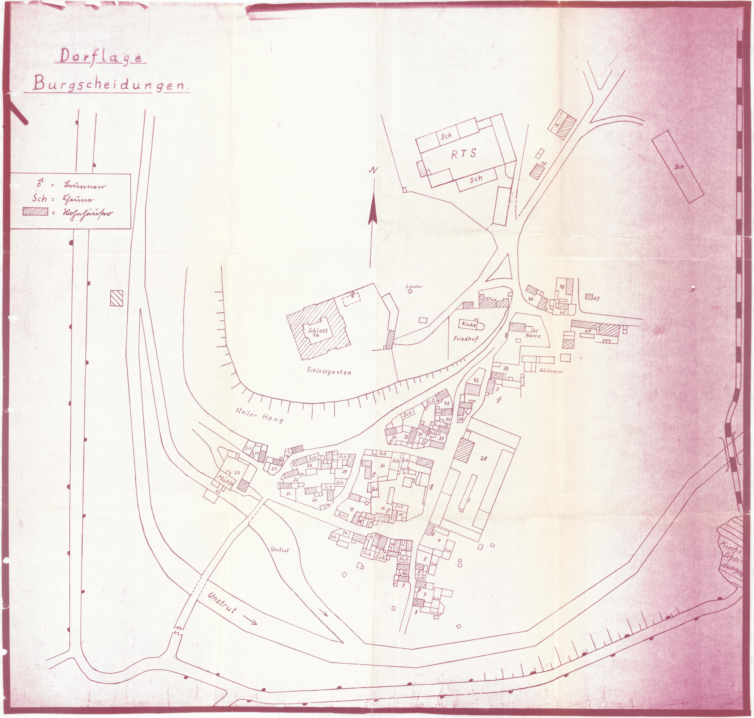 Bild: Ortslage bis 1945