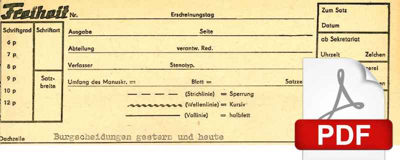 Burg-Plauderei Dokumente Burgscheidungen